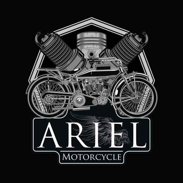 CLASSIC MOTORCYCLE by theanomalius_merch