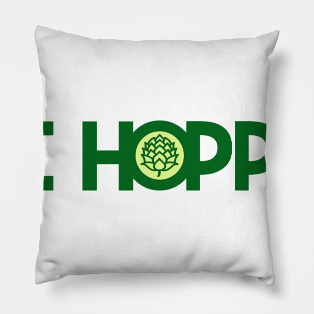 Be Hoppy Pillow by ilrokery