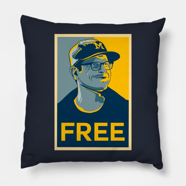 Free harbaugh Pillow by Bestmatch