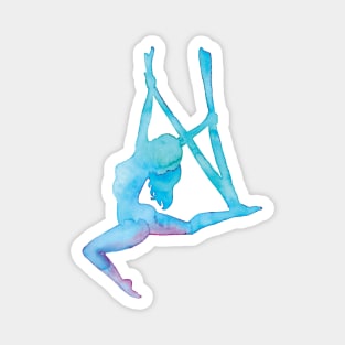 Aerial Yoga Girl Magnet