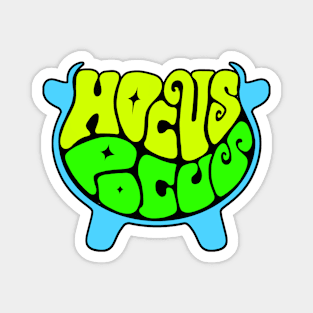Hocus Pocus Cauldron Word Art Magnet