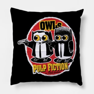 Owls Pulp Fiction Pillow