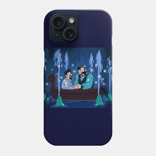 Kiss the Bear (AJ's Drawing Version) Phone Case by AJ & Magnus