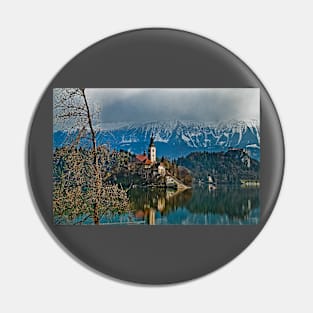 Island. Lake Bled. Slovenia Pin