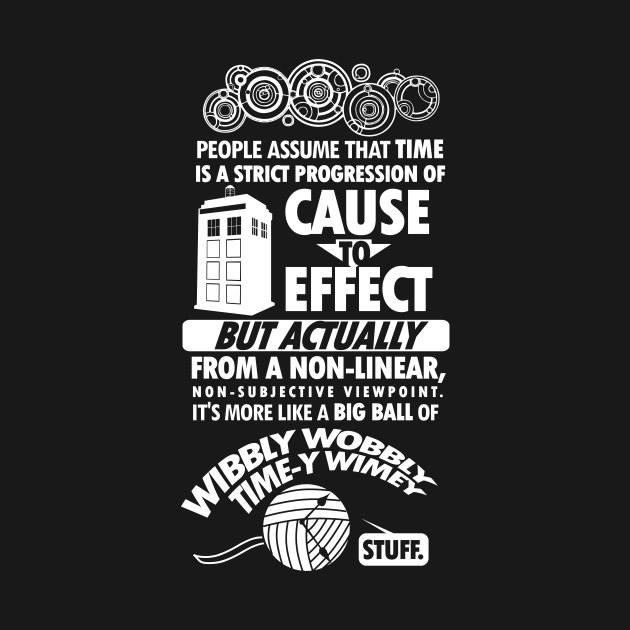 Timey Wimey Tee by TomTrager