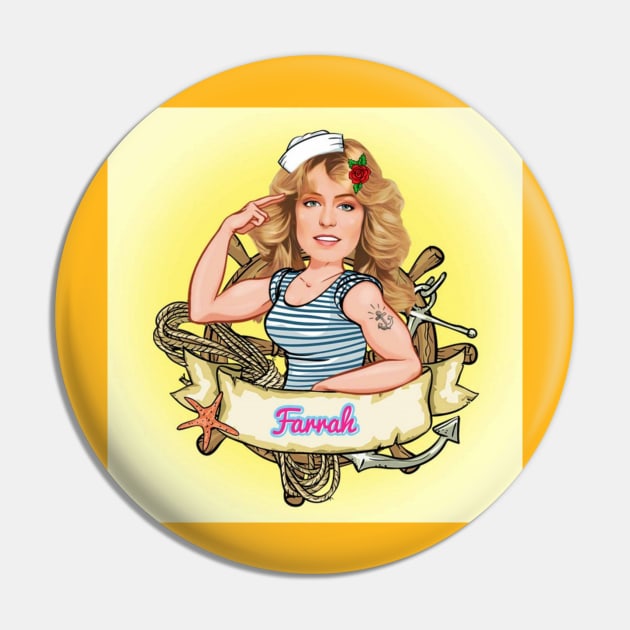 Farrah Fawcett Pop Pin by fonchi76