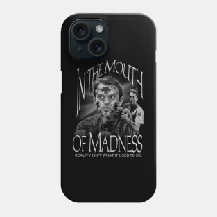 In The Mouth Of Madness, Classic Horror, (Black & White) Phone Case