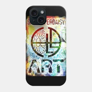 Sandpaperdaisy ART logo grunge skater graffiti Phone Case