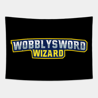 WobblySword Wizard Logo Elite Tapestry