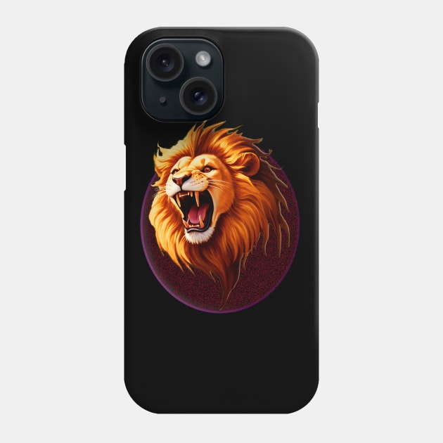 Lion Roar Phone Case by VarietyStarDesigns