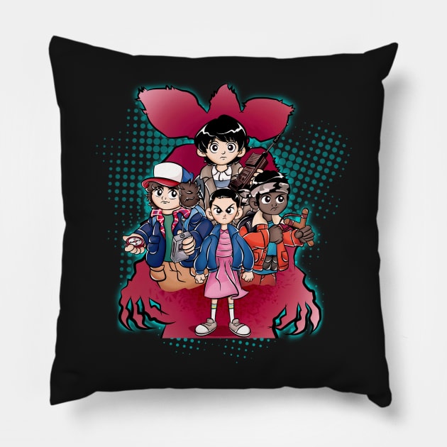 Strange Monster Pillow by KakenC