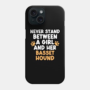 Basset Hound Girl Phone Case