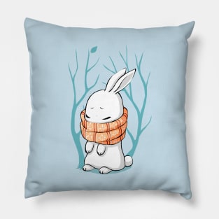 Winter Bunny Pillow