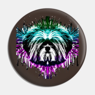 Lhasa Apso Design Pin