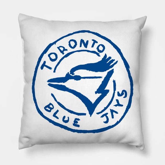 Toronto Blue Jaaaays 07 Pillow by Very Simple Graph