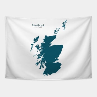 Scotland Map Tapestry