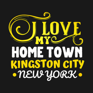 I love Kingston City New York T-Shirt
