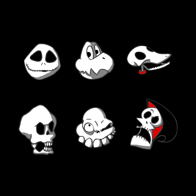 Skeletons by OctobersArt