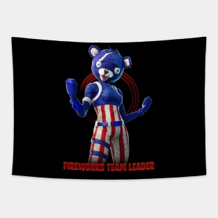 Fireworks Team Leader Tapestry