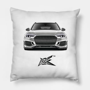 audi rs4 white Pillow