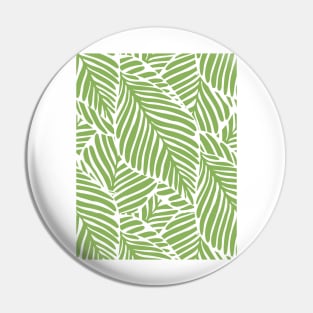 Green Foliage Pattern Pin