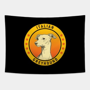 Italian Greyhound Dog Portrait Tapestry