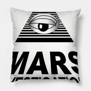 Mars Investigations logo Pillow