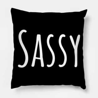 Sassy t-shirt Pillow