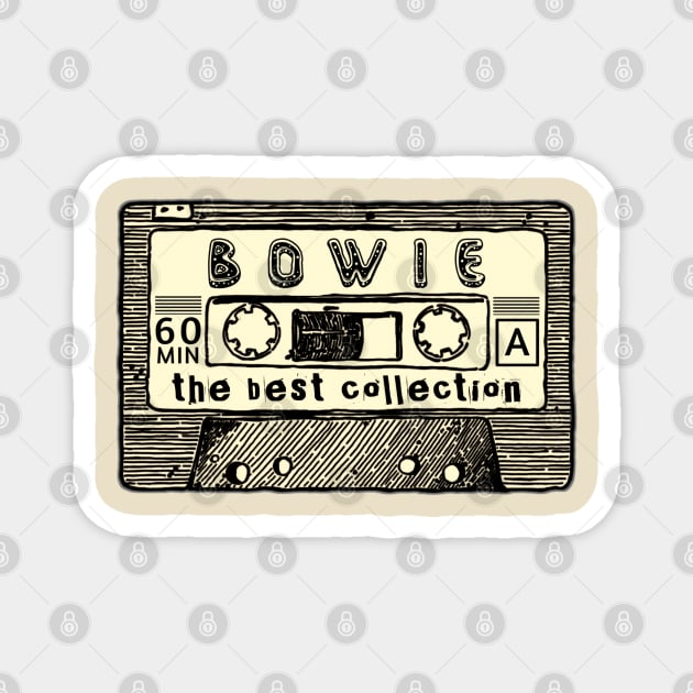 Bowie cassette Magnet by Gingin store