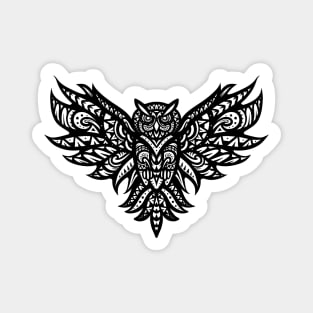 Owl Tribal Magnet