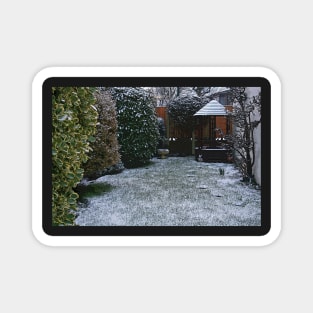 Snow in the Garden Magnet