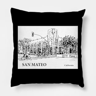 San Mateo California Pillow