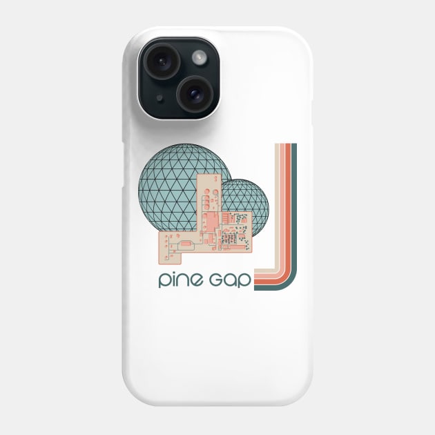 Pine Gap Souvenir Phone Case by CuriousCurios