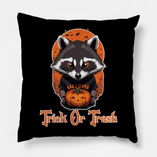 trick or trash Pillow