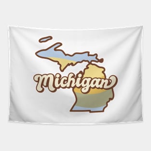 Michigan Retro Tapestry