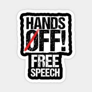 Hands Off Free Speech Magnet