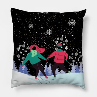 Snowy Day Enid Pillow