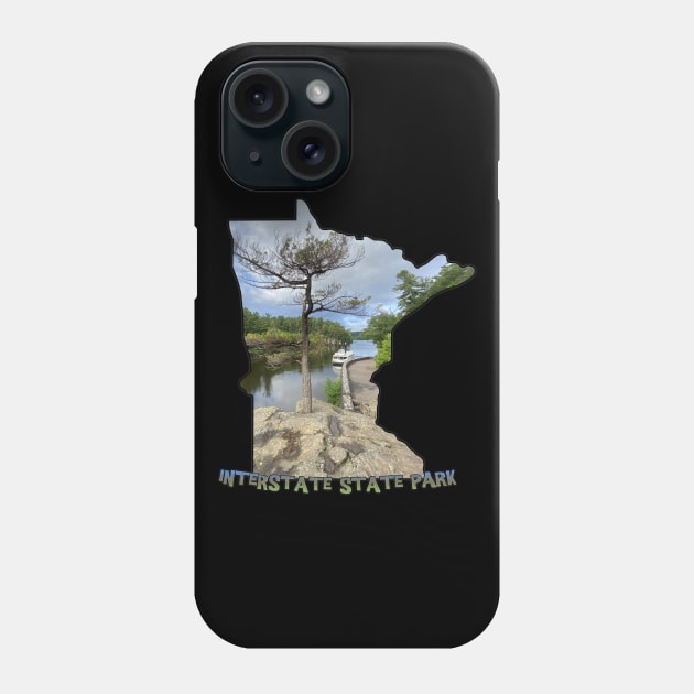 Minnesota State Outline (Interstate State Park) Phone Case by gorff