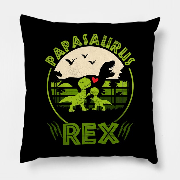 Father's Day Papa Saurus Rex Pillow by Emart