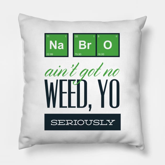 No Weed Pillow by Verboten