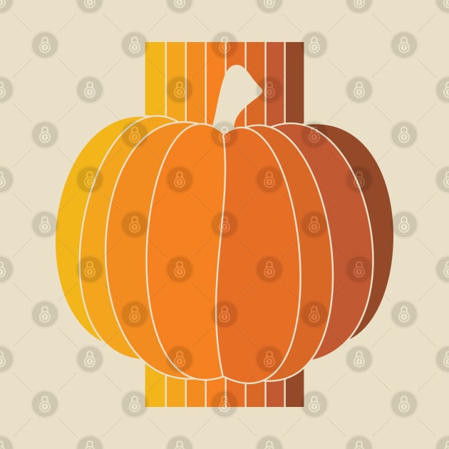 Retro Pumpkin by Strangers With T-Shirts