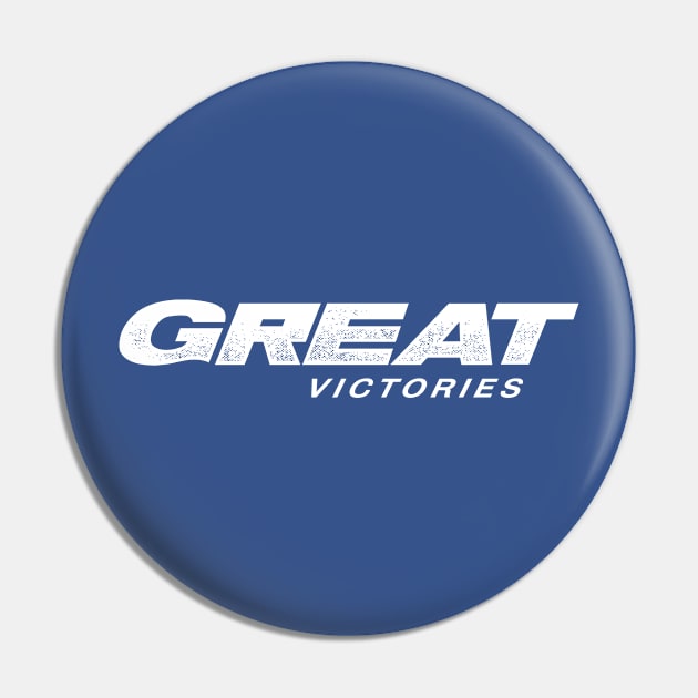 Great Victories (Giant) Pin by nutandboltdesign