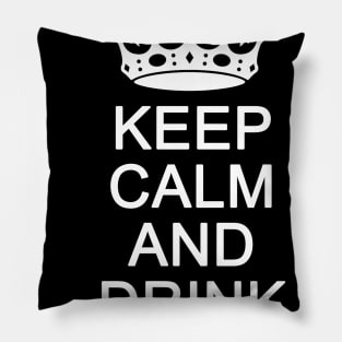 Keep Calm and Drink Bleach Parody Pillow