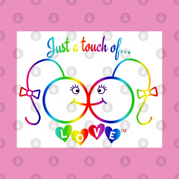 Just A Touch of LOVE - LGBTQIA+ Females - Vertical - Back by SubversiveWare