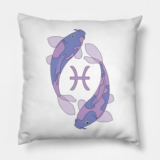 Pisces (Light Purple) Pillow