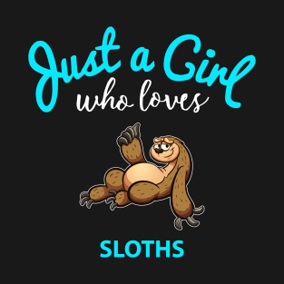 Sloth design for Girls | Kids Sloth design T-Shirt