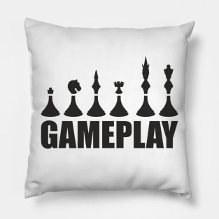 Chess Gameplay Pillow