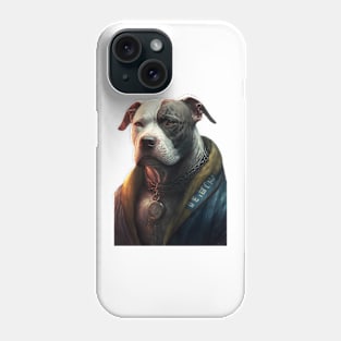 pit bull portrait Phone Case