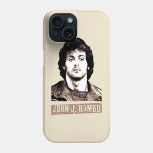 John J. Rambo | Sylvester Stallone || Vintage 80s Movie Phone Case