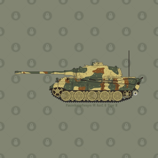 Panzerkampfwagen VI Ausf. B Tiger II by FAawRay